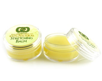 Twin Pack Ear Stretching Balm (2 Jars) Gauge Gear 10mL Piercing Aftercare, Stretched Ear Aftercare, For Plugs, Tapers, Tunnels, Expanders