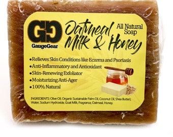 Oatmeal Milk and Honey (Goat Milk)| Soap Bar | All Natural