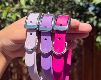 5/8" BioThane Dog Collar | Waterproof, Custom Fit