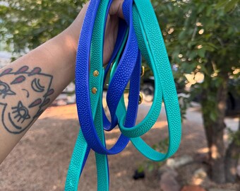 BioThane Leash | Grippy Pebble-Textured | Waterproof, Durable, Easy to Clean | Ideal for Wet Conditions | Standard Length Dog Leash