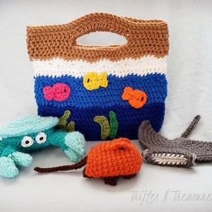 Ocean Pals Playset Crochet Pattern~PDF Download