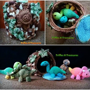 Jurassic Playset Crochet Pattern~PDF Download