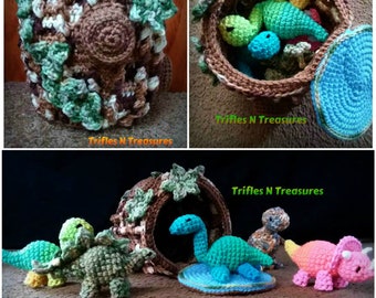 Jurassic Playset Crochet Pattern~PDF Download