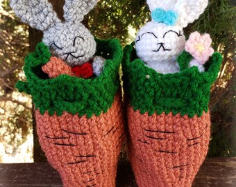 Carrot Patch Pals Crochet Pattern-PDF Download