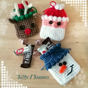 Modello all'uncinetto per sacchetti regalo~Download PDF