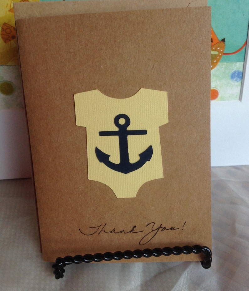 kids thank you cards. thank you note cards Thank you baby shower cards Nautical Thank you cards baby shower thank you cards