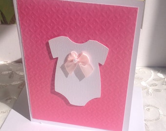 Baby Shower Thank You Cards, Baby Thank you cards, White Thank you cards, Thank you Notes, Onesie  thank you card sets.