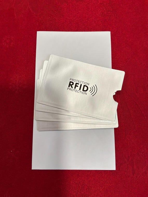 RFID Blocking Sleeves, Credit Card Protector, Set of 4