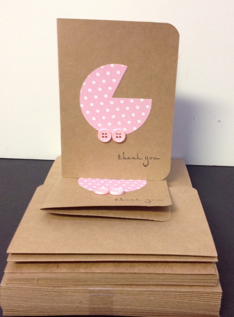 Thank you Cards Baby Congratulations Baby shower Pack of