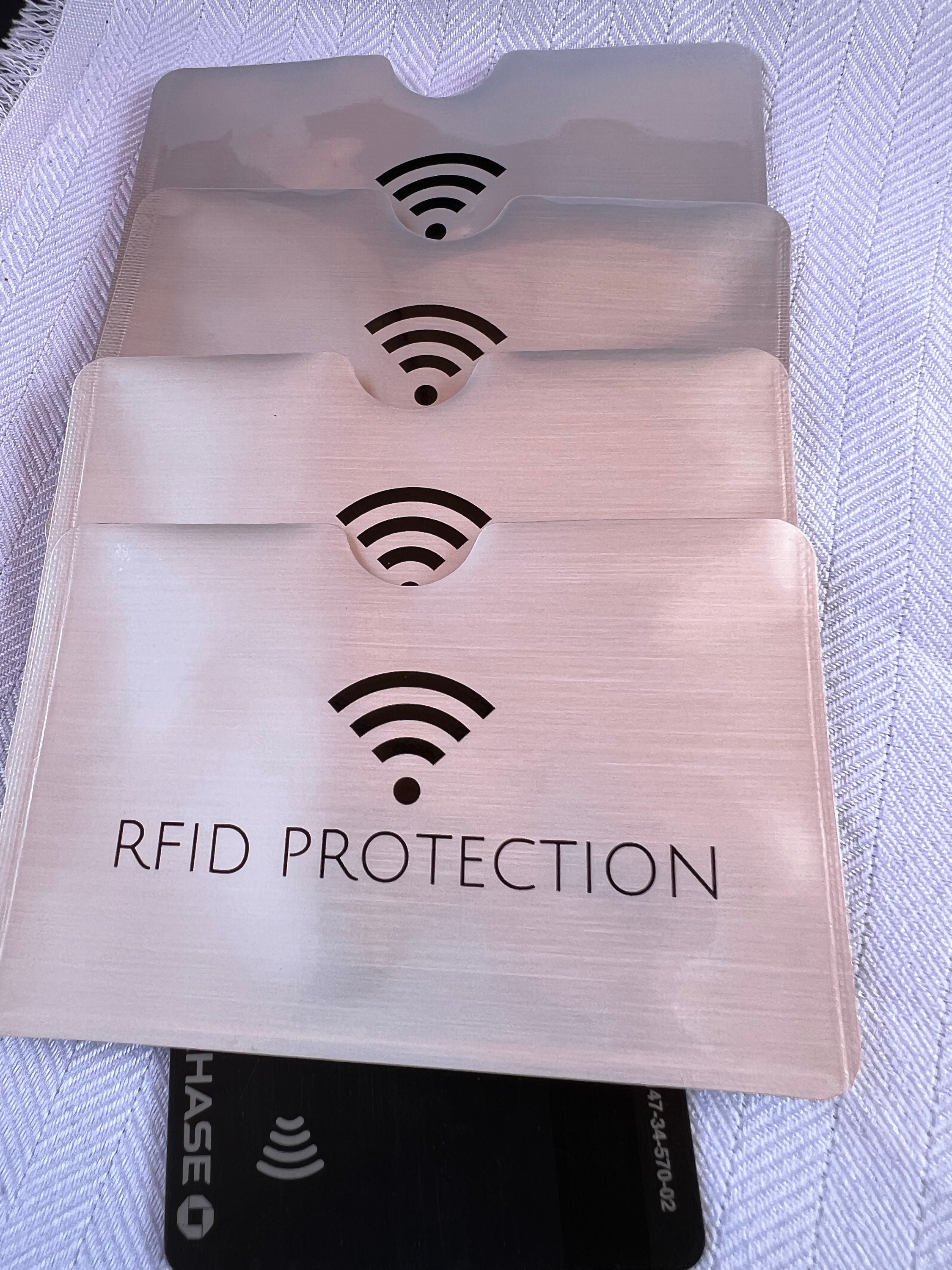 RFID Abgeschirmt Signal Zipper Tasche Auto Schlüssel Fall Signal