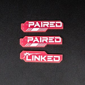 Gundam Card Game TCG | CCG | Compatible Linked and Paired Acrylic Token Set