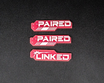 Juego de cartas Gundam TCG/CCG/Conjunto de fichas acrílicas compatibles, enlazadas y emparejadas