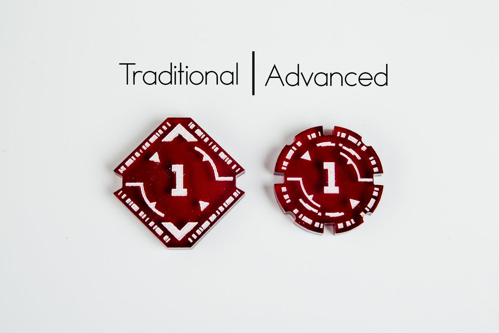 Acrylic Tokens Set Xwing Arc Lock System Etsy