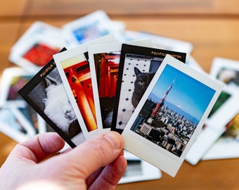 Impressions photo numériques personnalisées sur mini film Instax | Impressions rétro | Cadeaux | Photos instantanées personnalisées | Fuji | De la photo au film instantané