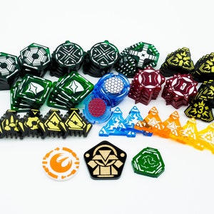 Acrylic Battalion Token Set - Star Wars Legion Compatible
