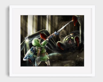 Legend of Zelda - 18x24 Art Poster - By Wade Piche