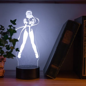 Gunbuster Laser Cut LED Lamp