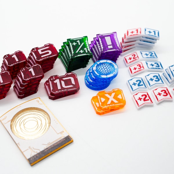 Star Wars Unlimited TCG | CCG | Compatible Premium Glossy Acrylic Assault Token Set