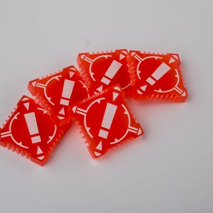 Acrylic Token Set - Frosted Stress Token Set - Limited Run
