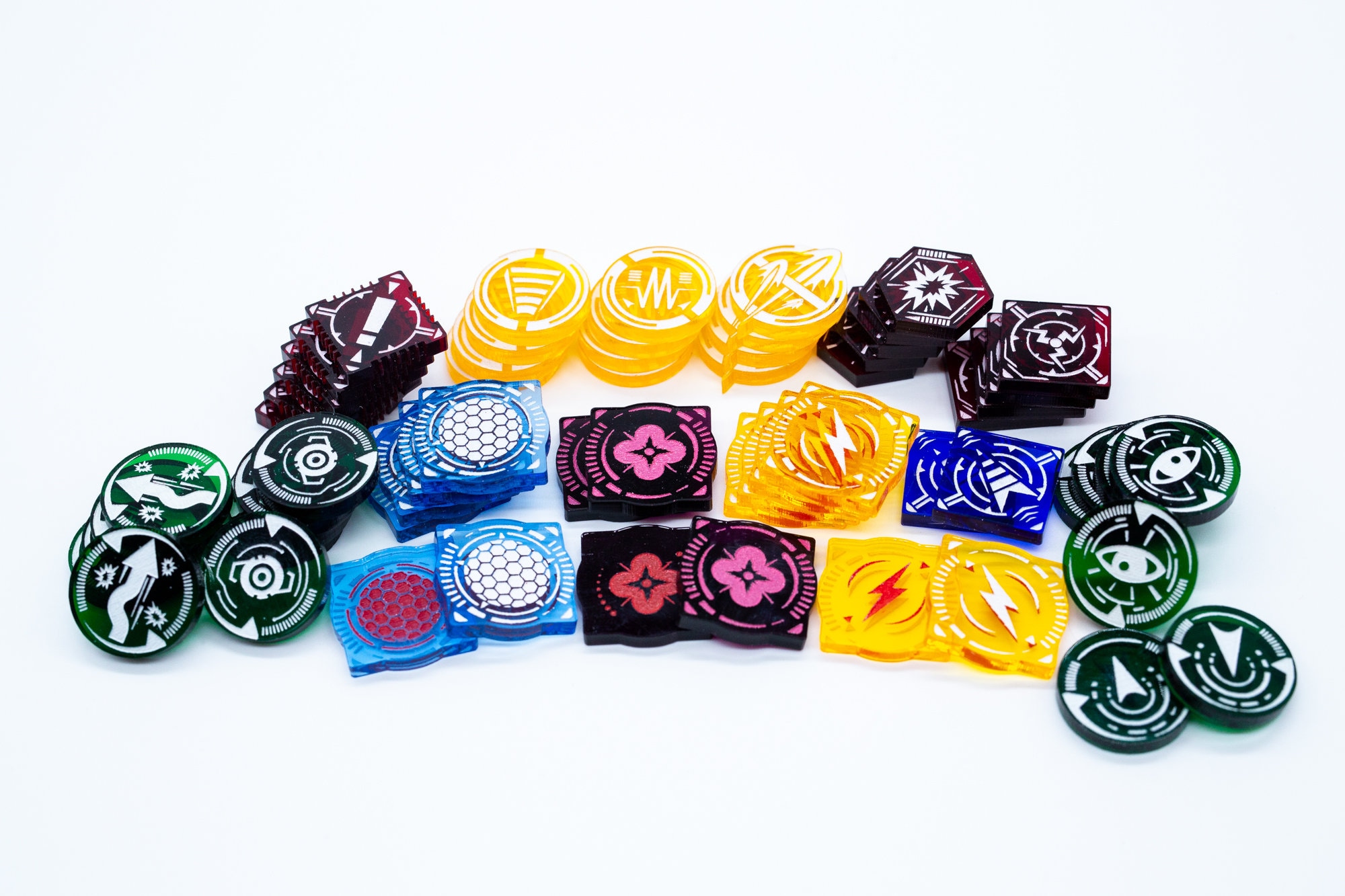 Acrylic Tokens Set Xwing Essentials Etsy