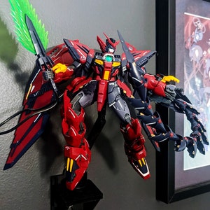 1/100 and 1/144 HG MG RG Gundam Gunpla Scale Model Acrylic Display Wall Mount for Action Bases 2/4 and 5 image 5