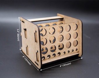 UC Wall Pen and Brush Holder for Scale Modeling Storage | Gunpla | Hobbies | Wargaming