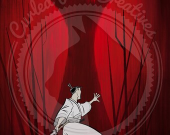 Samurai Jack 18x24 Art Poster - by Wade Piche - Etsy
