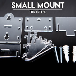 1/100 and 1/144 HG MG RG Gundam Gunpla Scale Model Acrylic Display Wall Mount for Action Bases 2/4 and 5 image 6