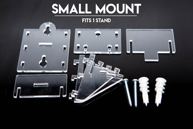 1/100 and 1/144 HG MG RG Gundam Gunpla Scale Model Acrylic Display Wall Mount for Action Bases 2/4 and 5 image 6