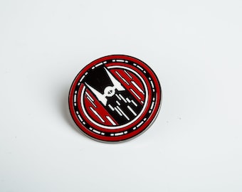Barons Flight Crew Hard Enamel Pin - Circle