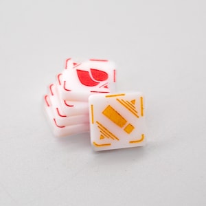 Acrylic Strained/Exposed Tokens