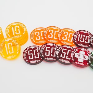 Acrylic Tokens Set - TCG Damage Counters Base Set