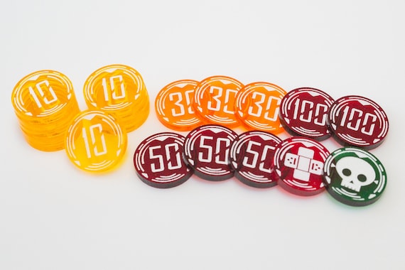 アクリルトークンセット - TCG ダメージカウンター ベースセット