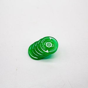 Acrylic Token Set - Frosted Calculate Token Set