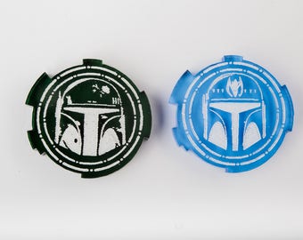 Jetons de rappel Mandalore en acrylique