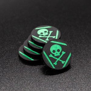 Acrylic Poison Token Set - MCP Crisis Protocol Compatible