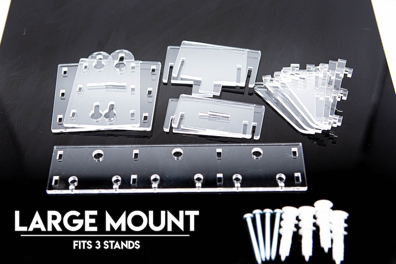 1/100 and 1/144 HG MG RG Gundam Gunpla Scale Model Acrylic Display Wall Mount for Action Bases 2/4 and 5 image 7