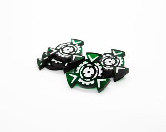 Acrylic Observation Tokens