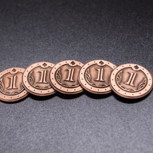 Pirates Cache 1 Denomination - Luxury Metal Coins for Board Games | Larp | Cosplay | RPG