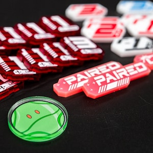 Gundam Card Game TCG | CCG | Compatible Ace Pilot Acrylic Token Set