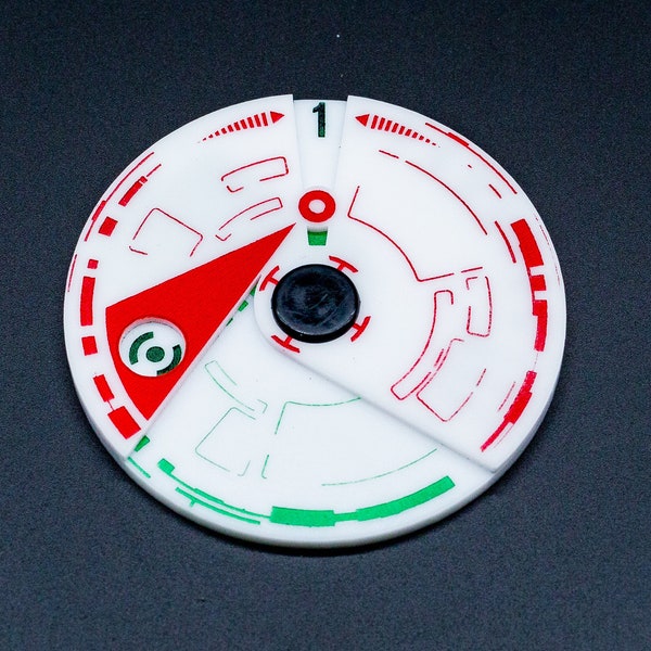 Battle of Yavin Acrylic 12 Round Counter - X-Wing - Legion - Armada Compatible