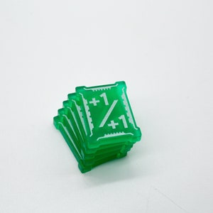 Conjunto de tokens de experiencia acrílica premium - SW Unlimited TCG / CCG / Compatible