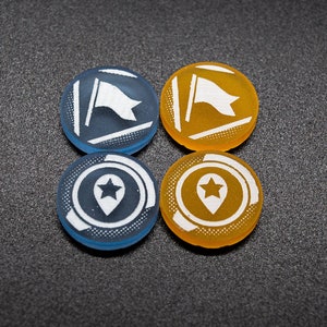 Acrylic Marker Token Set - MCP Crisis Protocol Compatible