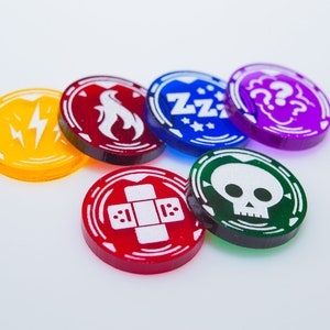 Acrylic Effect Tokens - TCG Effect Tokens
