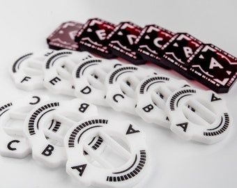 Acrylic Tokens Set - X-Wing Lock System