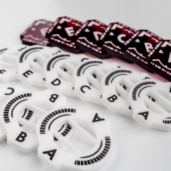 Acrylic Tokens Set - X-Wing Lock System