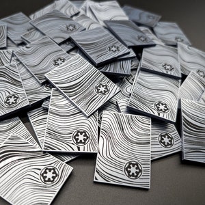 JCC Star Wars Illimité | GCC | Ensemble de jetons de l'initiative Beskar en acrylique premium compatible