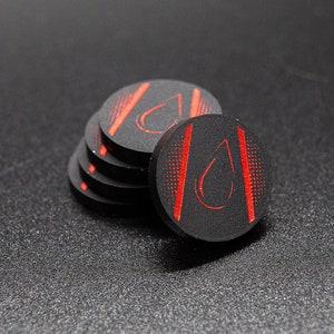 Acrylic Bleed Token Set - MCP Crisis Protocol Compatible