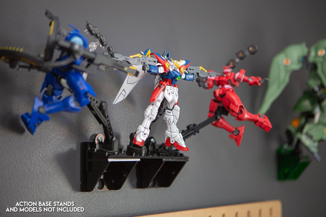 1/100 and 1/144 HG MG RG Gundam Gunpla Scale Model Acrylic Display Wall  Mount for Action Bases 2/4 and Etsy