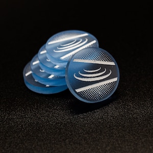 Acrylic Shield Token Set - MCP Crisis Protocol Compatible